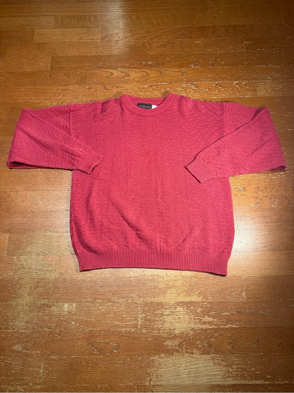 90s Vintage Red Knitted Sweater